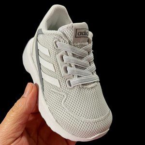 Adidas Baby - Infant Boys Sneakers Size 4K Light Gray Lightweight Running Shoes